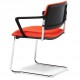 Morello Upholstered Chrome Cantilever Chair